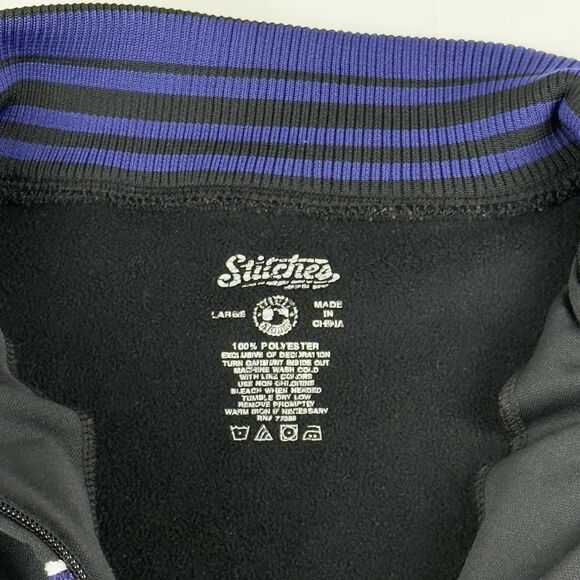 Colorado Rockies MLB Full Zip Jacket Size Large by Stitches - Picture 7 of 14